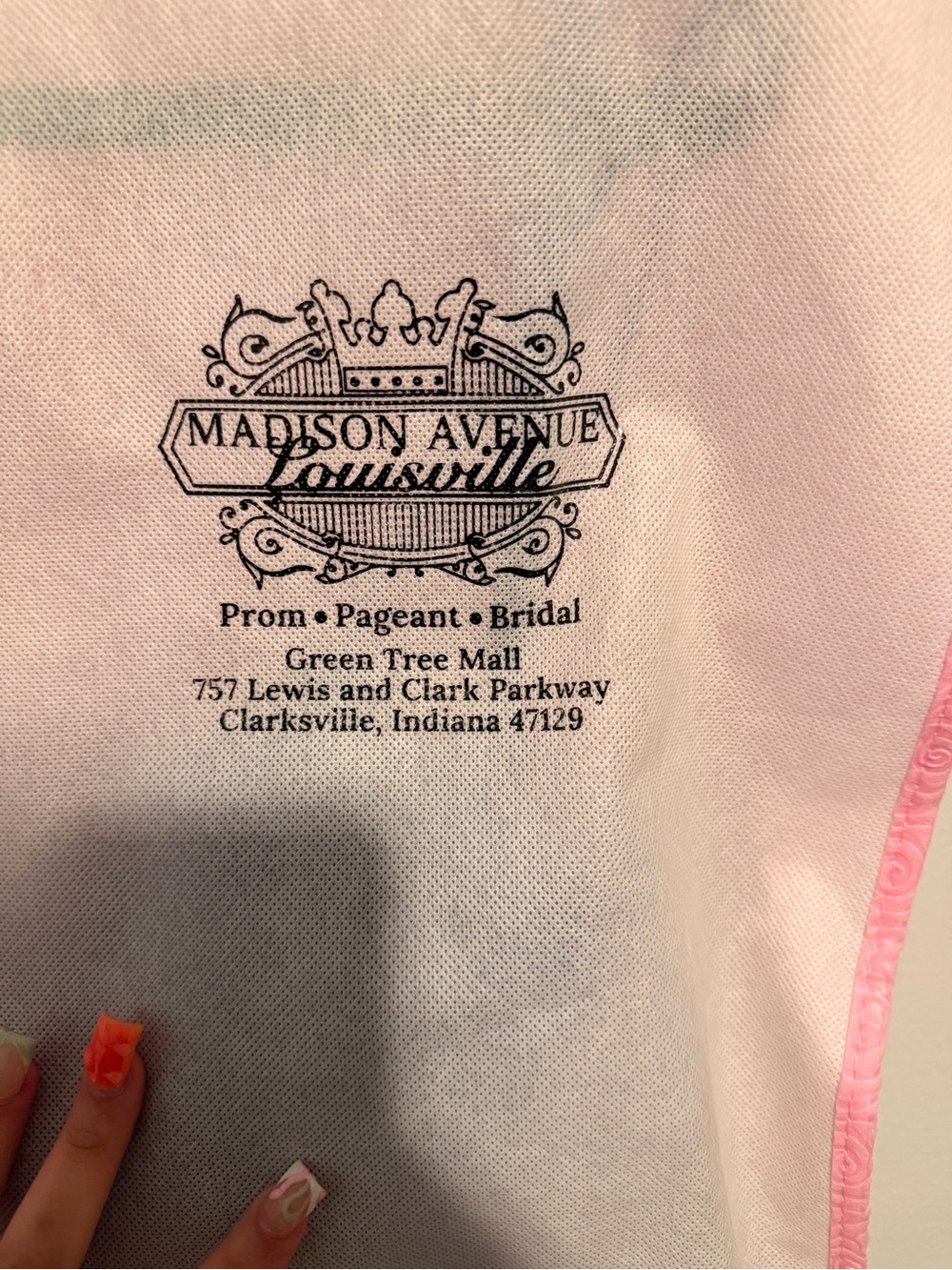 Madison Avenue Louisville Midnight blue ( Ball Gown) Prom Dress Protective Bag